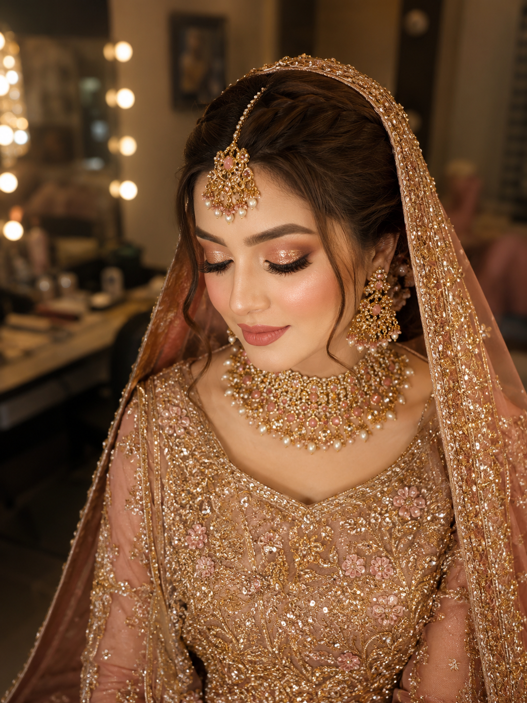 Naureen Nawaz Salon work — bridal makeup