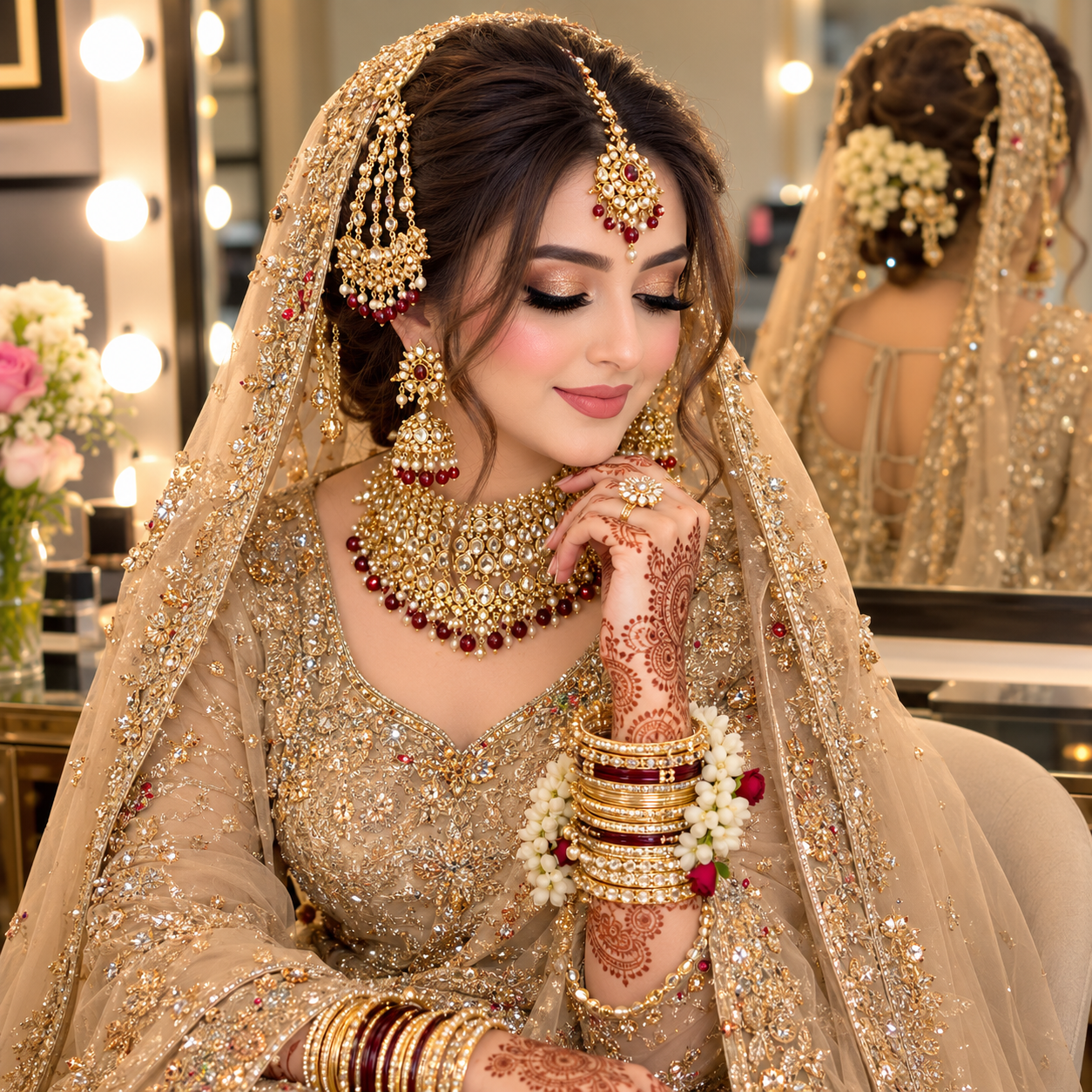 Naureen Nawaz Salon work — skin facial