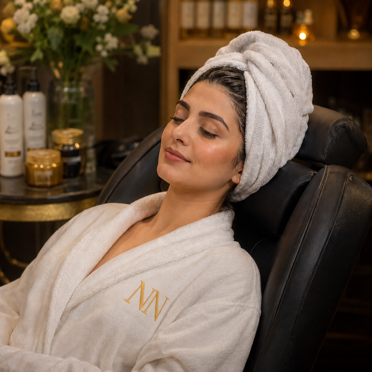 Naureen Nawaz Salon work — party makeup